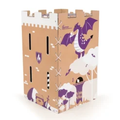 Cabane carton pliable française - donjon