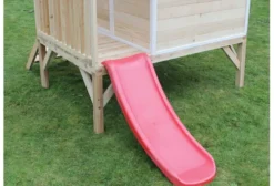 Cabane enfant sur pilotis bois naturel l