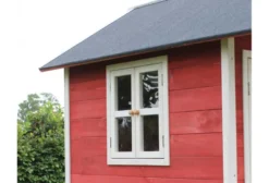 Cabane enfant sur pilotis rouge loft 300