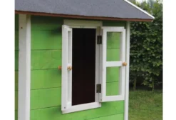 Cabane enfant sur pilotis verte loft 300