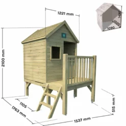 Cabane pour enfant winny