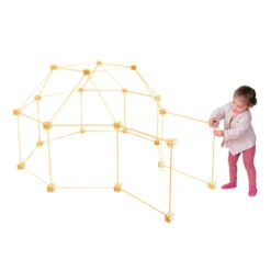 Cabanes à construire 72 pcs motif etoile