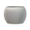 Cache-pot design spirilus blanc