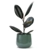 Cache pot en céramique vert 13 cm
