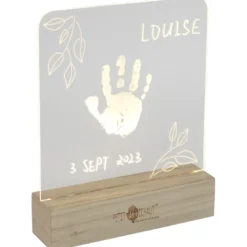 Cadre lumineux à empreintes olive tree (18x23 cm)