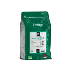 Café bio - moka d'abyssinie - pur arabica - grain 250g