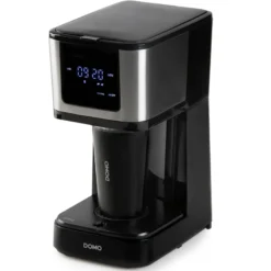 Cafetière filtre programmable 10 tasses 900w noir domo do733k