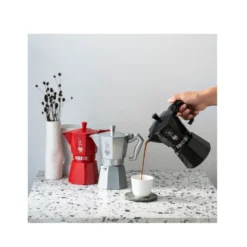 Cafetière italienne 6 tasses gris argenté bialetti 0009076