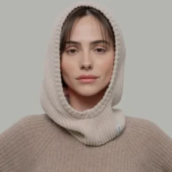 Cagoule en laine recyclée