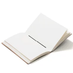 Cahier cuir recyclé motif insecte Libellule