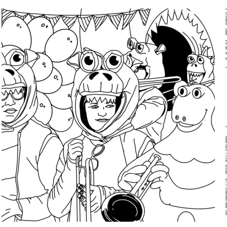 Cahier de coloriage Casimir globe-trotter