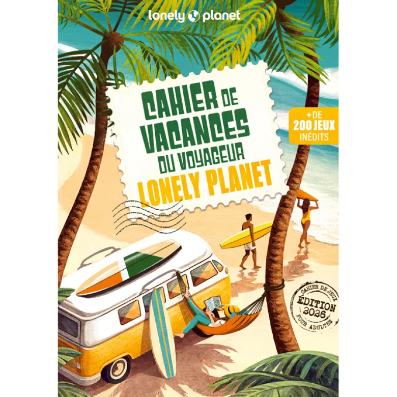 Cahier de vacances voyageur Lonely Planet 2026