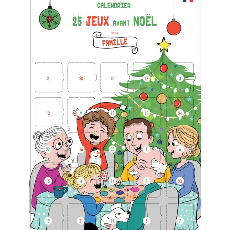 Calendrier avent 25 jeux en famille
