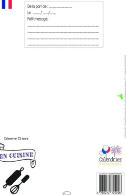 Calendrier de l'avent cuisine 25 astuces