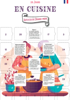 Calendrier de l'avent cuisine 25 astuces