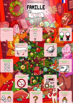 Calendrier de l'avent famille 25 défis