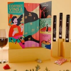 Calendrier de l'avent : vins et chocolats