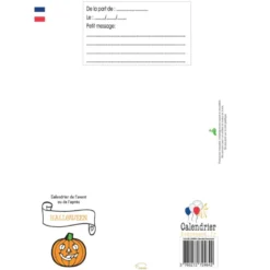 Calendrier halloween 25 farces