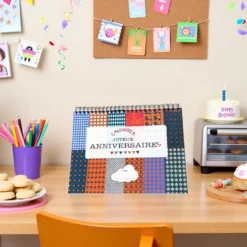 Calendrier perpétuel anniversaires bloc chevalet – inscriptible