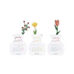Calendrier à planter 2026 bouquet fleuri