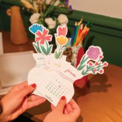 Calendrier à planter 2026 bouquet fleuri