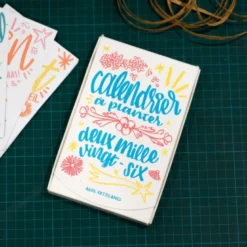 Calendrier à planter 2026 « l’art et la couleur » – édition premium