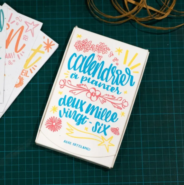 Calendrier à planter 2026 « l’art et la couleur » – édition premium