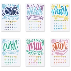 Calendrier à planter 2026 « l’art et la couleur » – édition premium