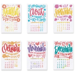 Calendrier à planter 2026 « l’art et la couleur » – édition premium