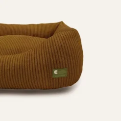 Cama, panier en velours côtelé bronze l