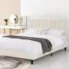Cambridge lit 140x190 cm en velours beige