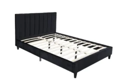 Cambridge lit 140x190 cm en velours noir