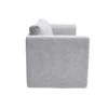 Canapé convertible 2 places en tissu gris clair leon