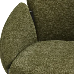 Candice-chaise en tissu luxury kaki (x2)
