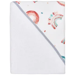 Cape de bain en bambou rainbow
