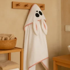 Cape de bain en coton bio