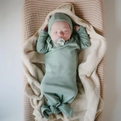 Cape de bain en coton bio fog
