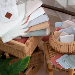 Cape de bain en gaze de coton jeanne