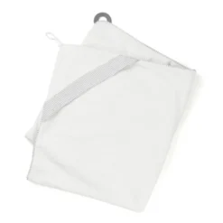 Cape de bain et anneau dentition, white Blanc