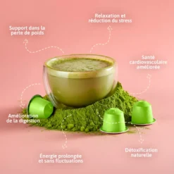 10 capsules matcha cérémonie compatibles nespresso - bobo matcha
