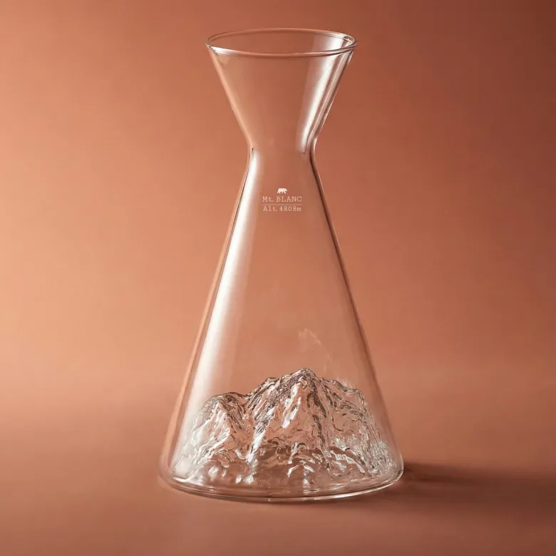 Carafe à eau : mont blanc
