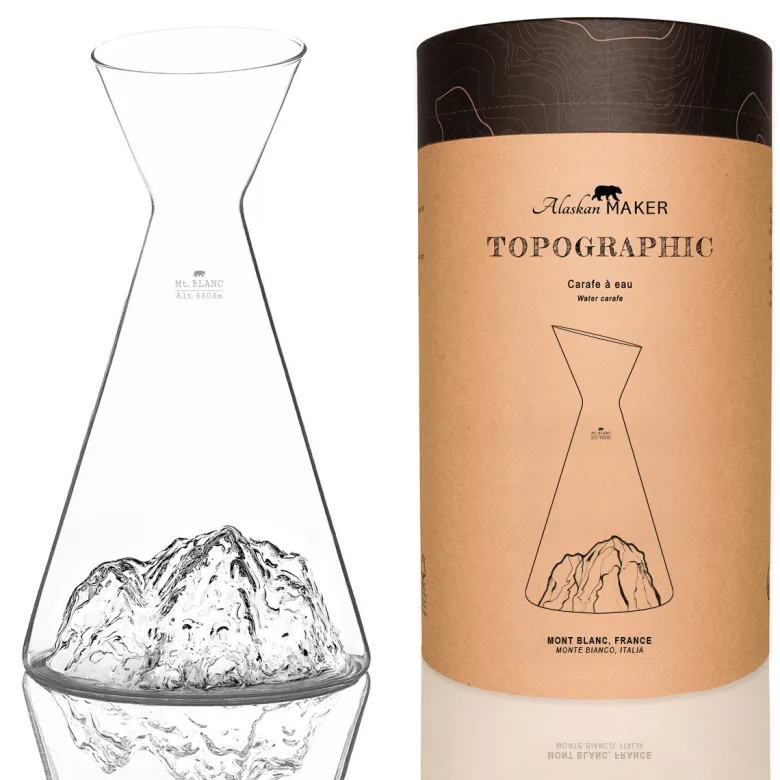 Carafe à eau : mont blanc