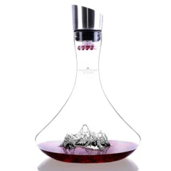 Carafe à vin topographic : aiguille du midi