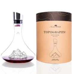 Carafe à vin topographic everest