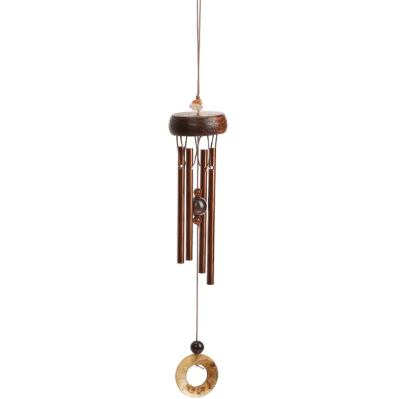 Carillon bois et perles de verre