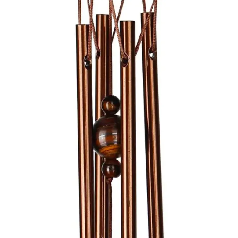 Carillon bois et perles de verre
