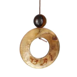 Carillon bois et perles de verre