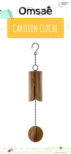 Carillon cloche 76 cm