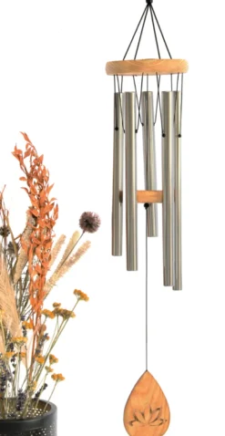 Carillon à vent lotus 81 cm