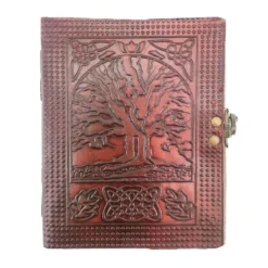Carnet cuir hook tree pm